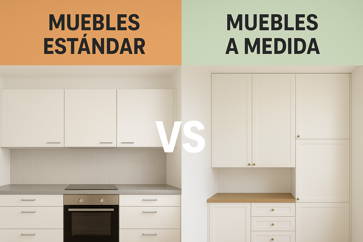 Muebles a medida vs muebles estándar: ¿por qué elegir a medida es una inversión inteligente?