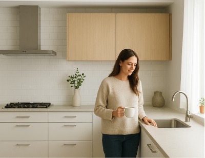 Porque una cocina bonita no solo se ve bien… ¡también se siente bien!